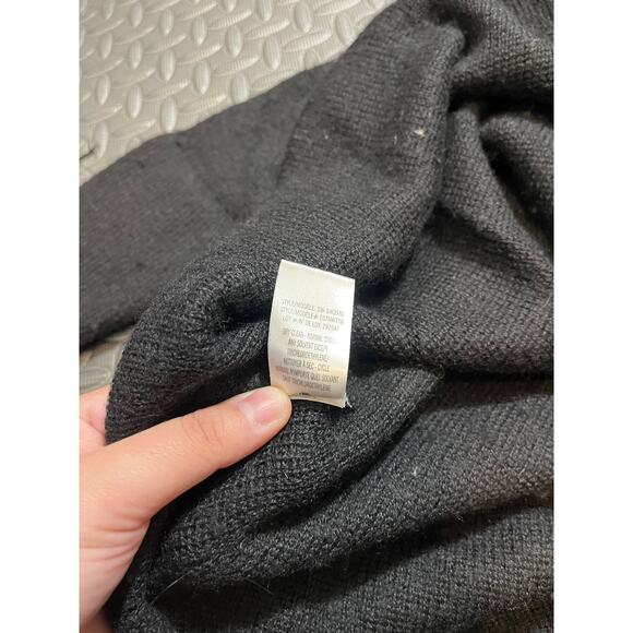 Helmut Lang Baby Alpaca Poncho Sweater Womens Small One Sleeve Asymmetrical Goth - Picture 7 of 11
